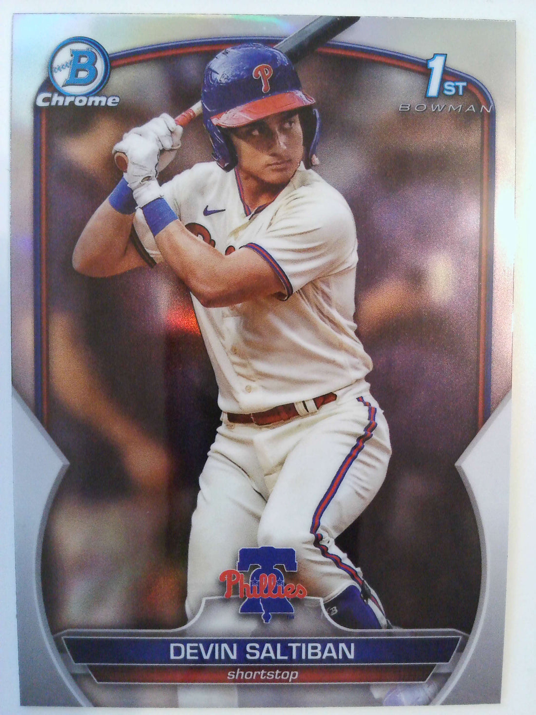 2023 Bowman Draft Baseball Chrome Refractor Devin Saltiban #BDC-2