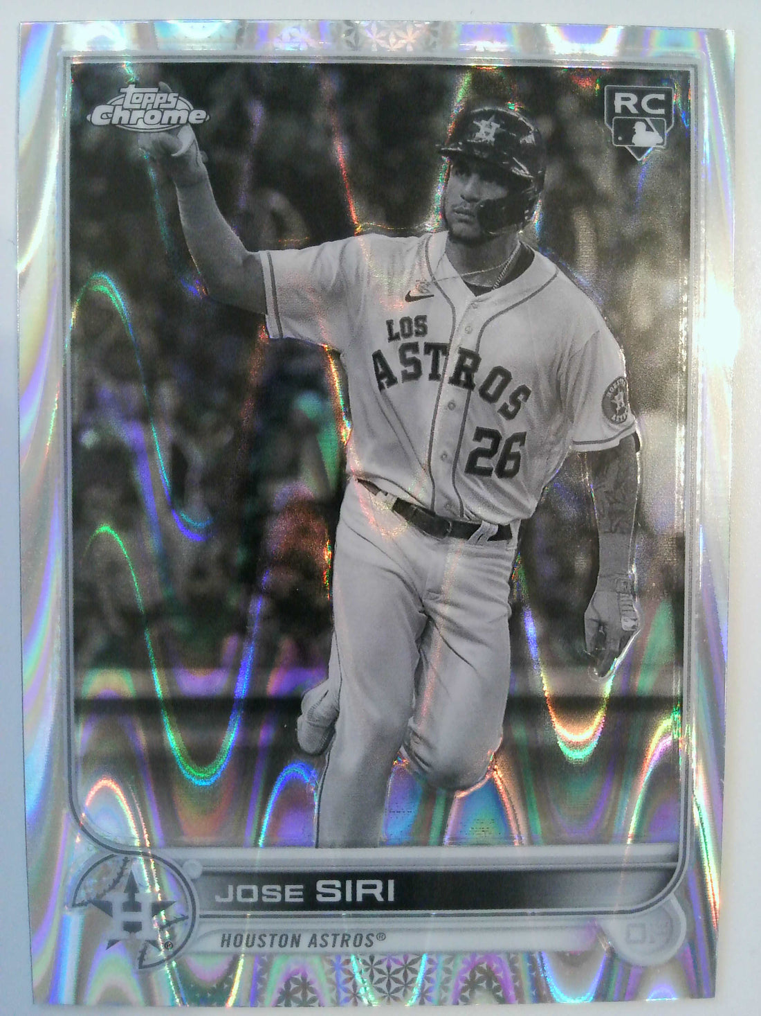 2022 Topps Chrome Sonic Baseball RayWave Refractor Jose Siri #204 Rookie