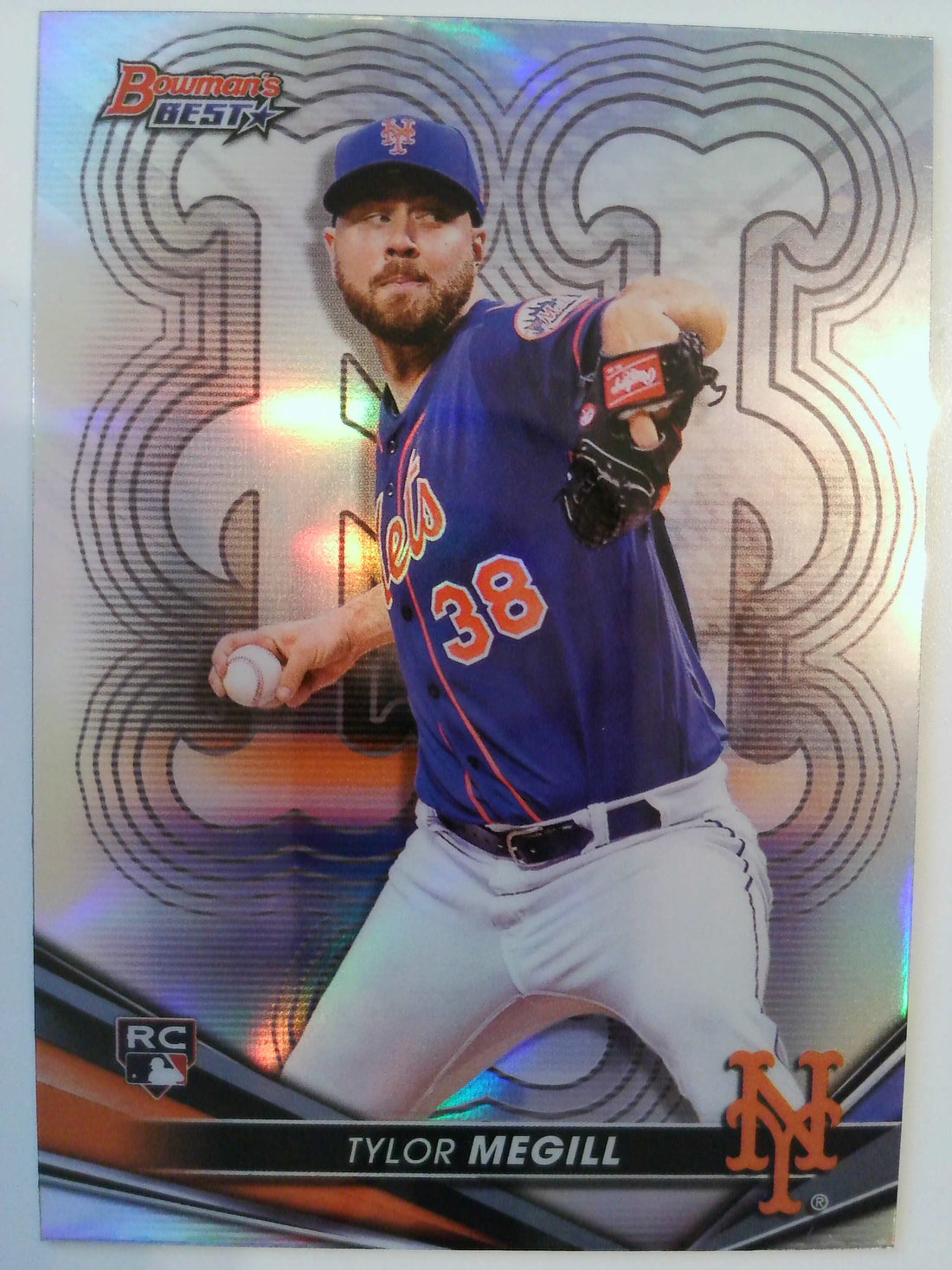 2022 Bowman's Best Baseball Refractor Tylor Megill #48