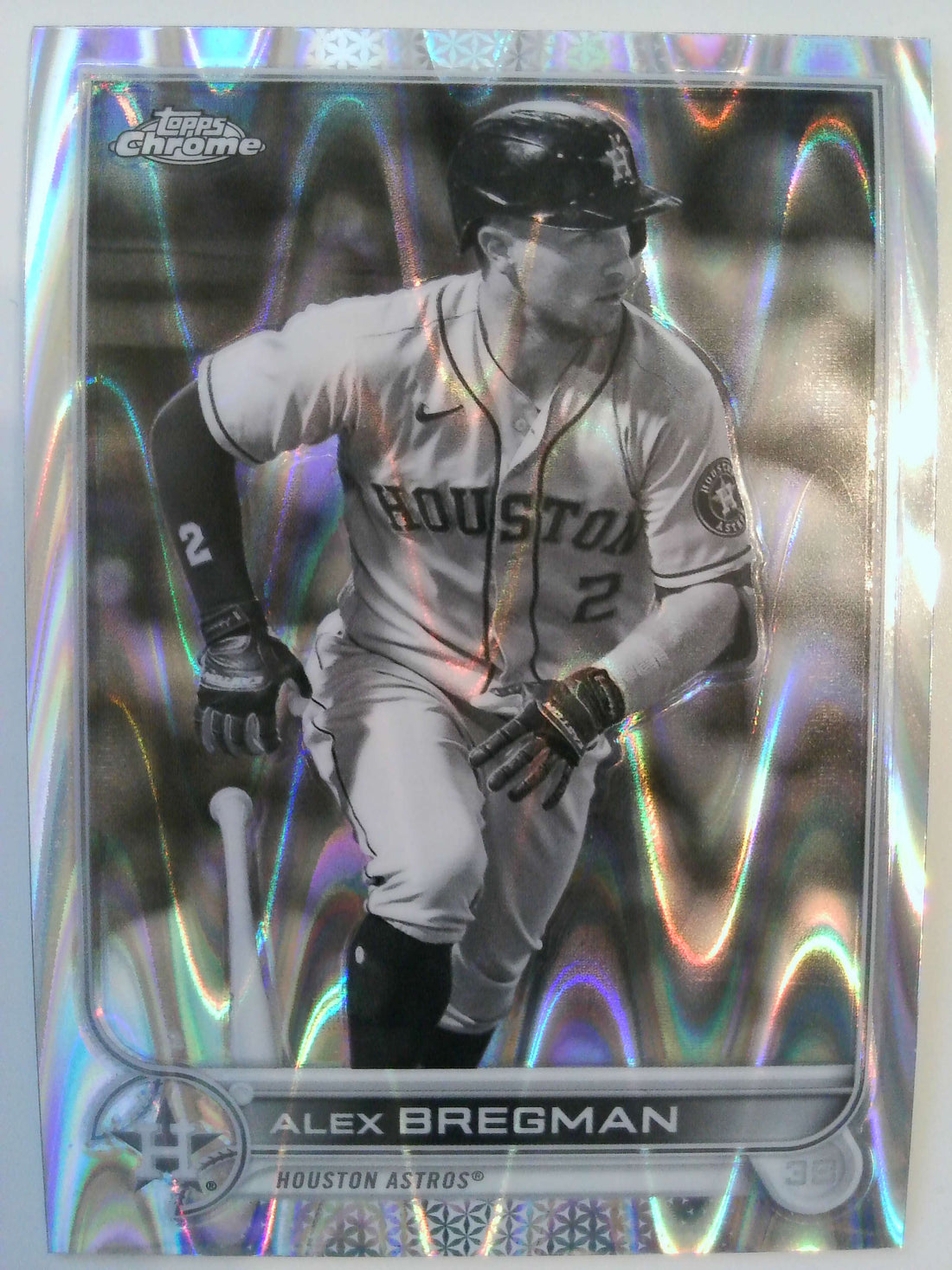 2022 Topps Chrome Baseball RayWave Refractor Alex Bregman #141