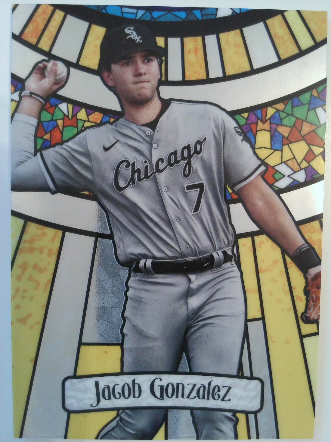 2023 Bowman Draft Baseball Bowman Glass Jacob Gonzalez #BGA-8