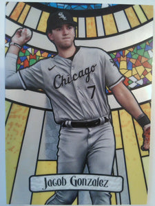 2023 Bowman Draft Baseball Bowman Glass Jacob Gonzalez #BGA-8