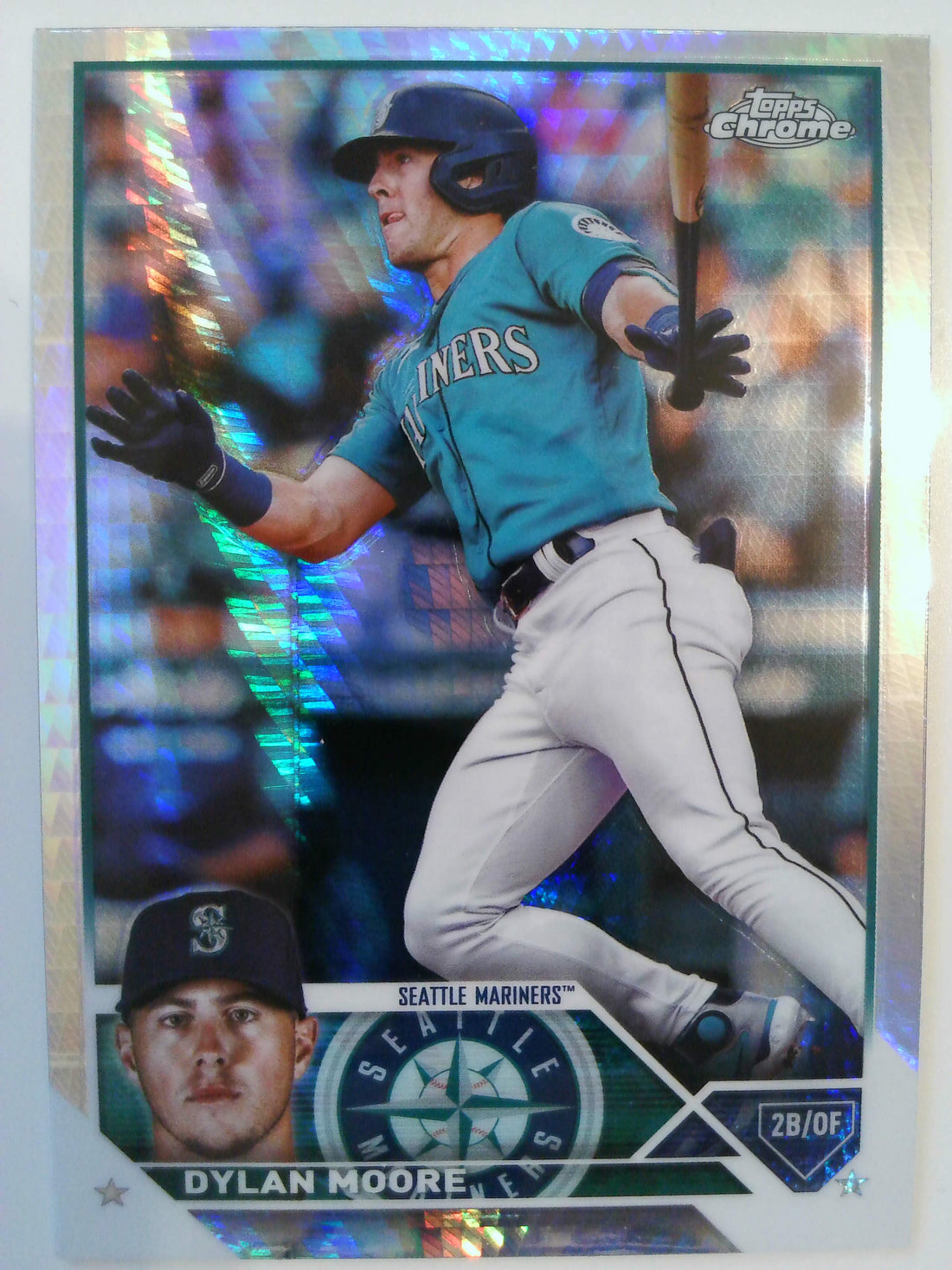 2023 Topps Chrome Update Baseball Prism Dylan Moore #USC179