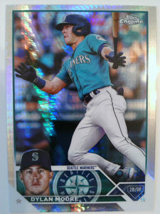 2023 Topps Chrome Update Baseball Prism Dylan Moore #USC179