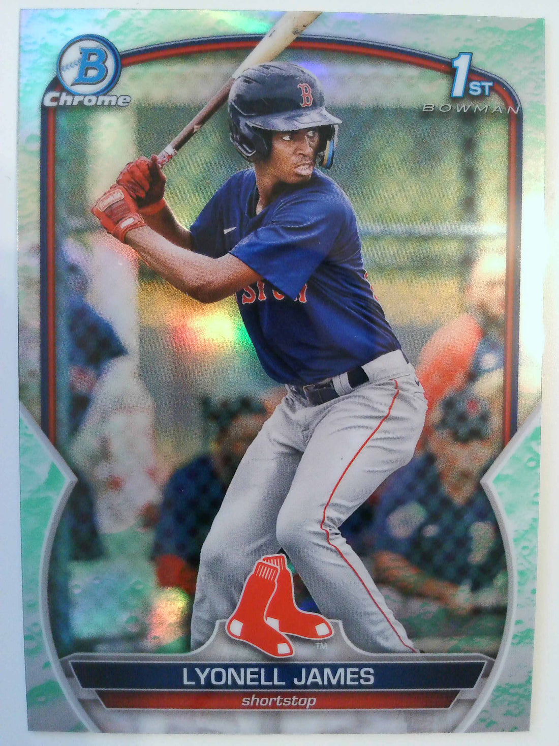 2023 Bowman Chrome Prospects Lunar Glow Refractors Lyonell James #BCP-118