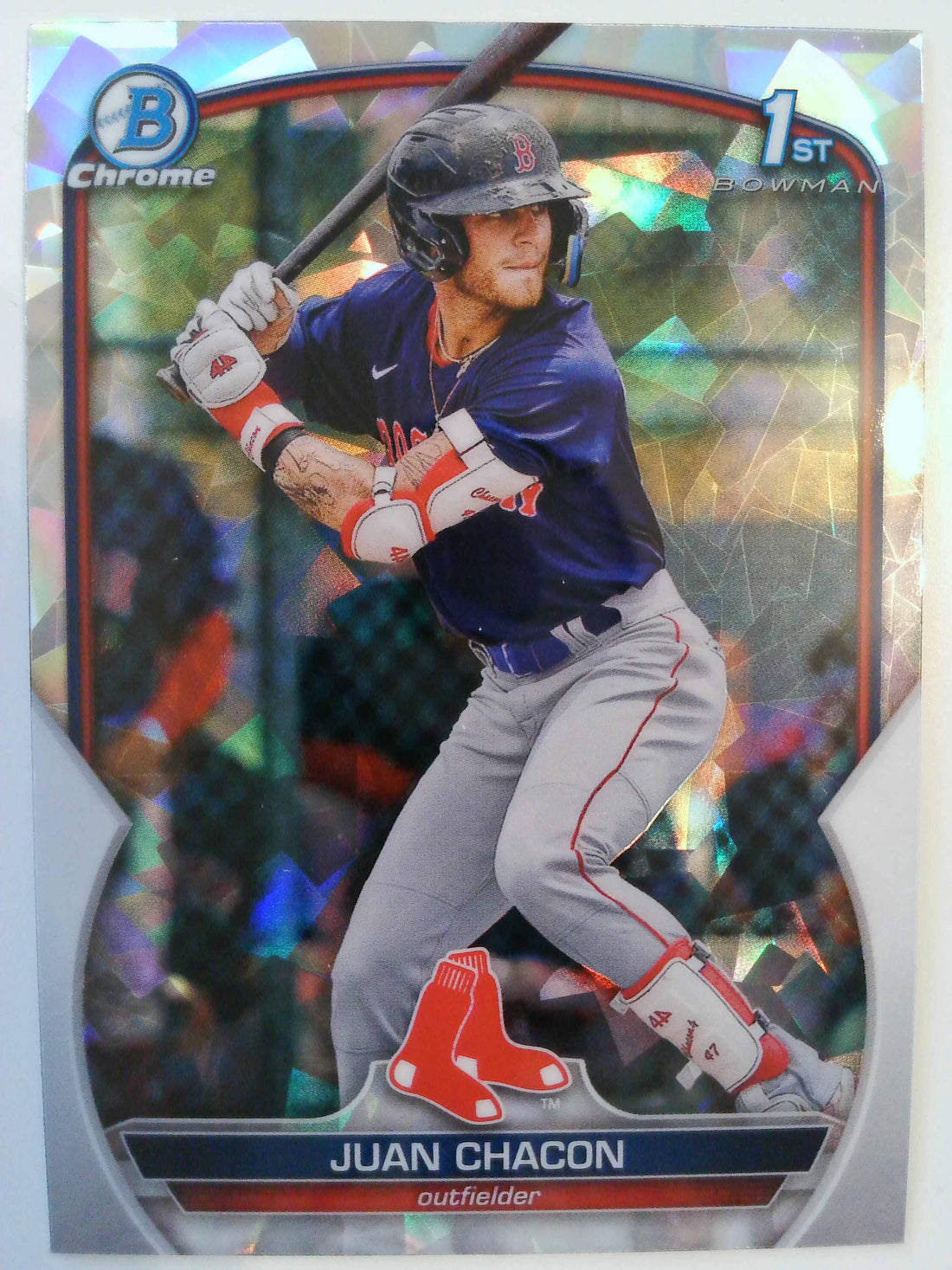 2023 Bowman Baseball Chrome Prospects Atomic Refractors Juan Chacon #BCP-105