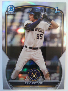 2023 Bowman Draft Baseball Chrome Refractor Eric Bitonti #BDC-134