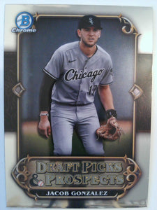 2023 Bowman Draft Baseball Draft Picks & Prospects Jacob Gonzalez #DPP-20