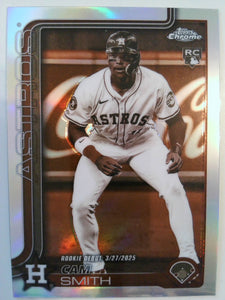 2025 Topps Chrome Update Baseball Sepia Refractors Cam Smith #USC19 Rookie