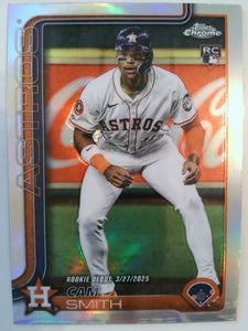 2025 Topps Chrome Update Baseball Refractors Cam Smith #USC19 Rookie