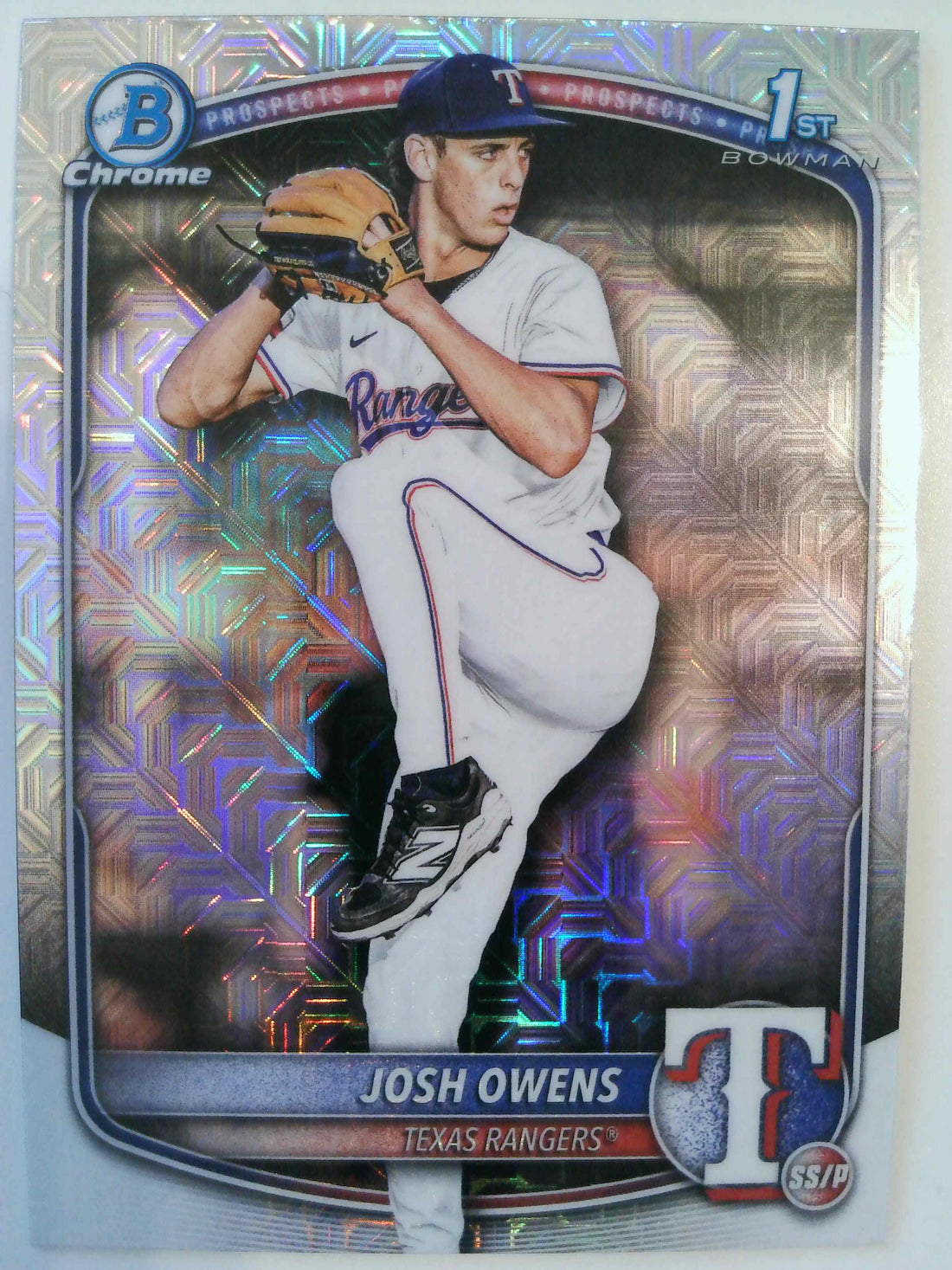 2025 Bowman Draft Baseball Chrome Mojo Refractor Josh Owens #BDC-119
