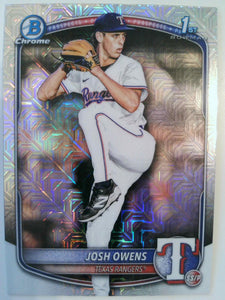 2025 Bowman Draft Baseball Chrome Mojo Refractor Josh Owens #BDC-119