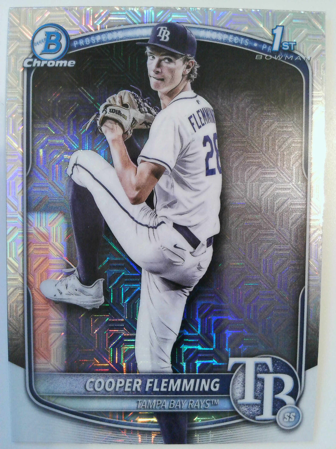 2025 Bowman Draft Baseball Chrome Mojo Refractor Cooper Flemming #BDC-166