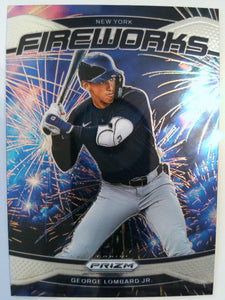 2025 Panini Prizm Baseball Fireworks George Lombard Jr. #5