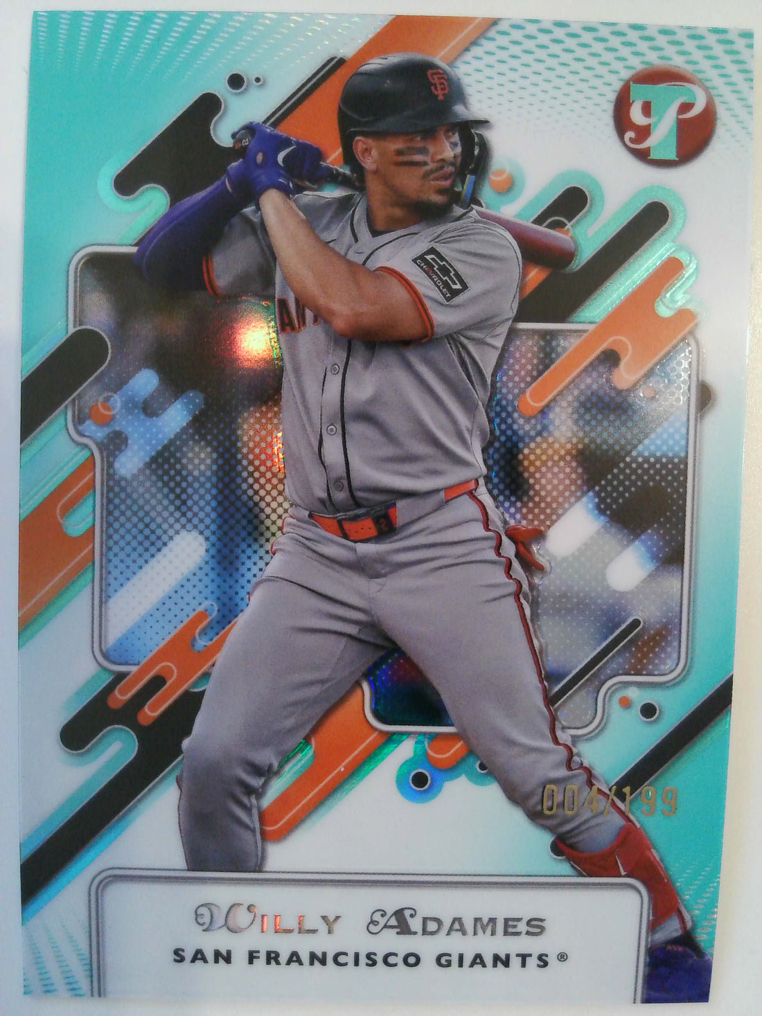 2025 Topps Pristine Baseball Aqua Refractor 004/199 Willy Adames #218