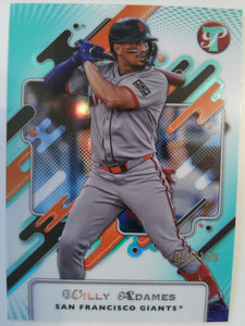 2025 Topps Pristine Baseball Aqua Refractor 004/199 Willy Adames #218