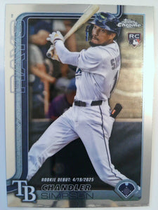 2025 Topps Chrome Update Baseball Chandler Simpson #USC17 Rookie