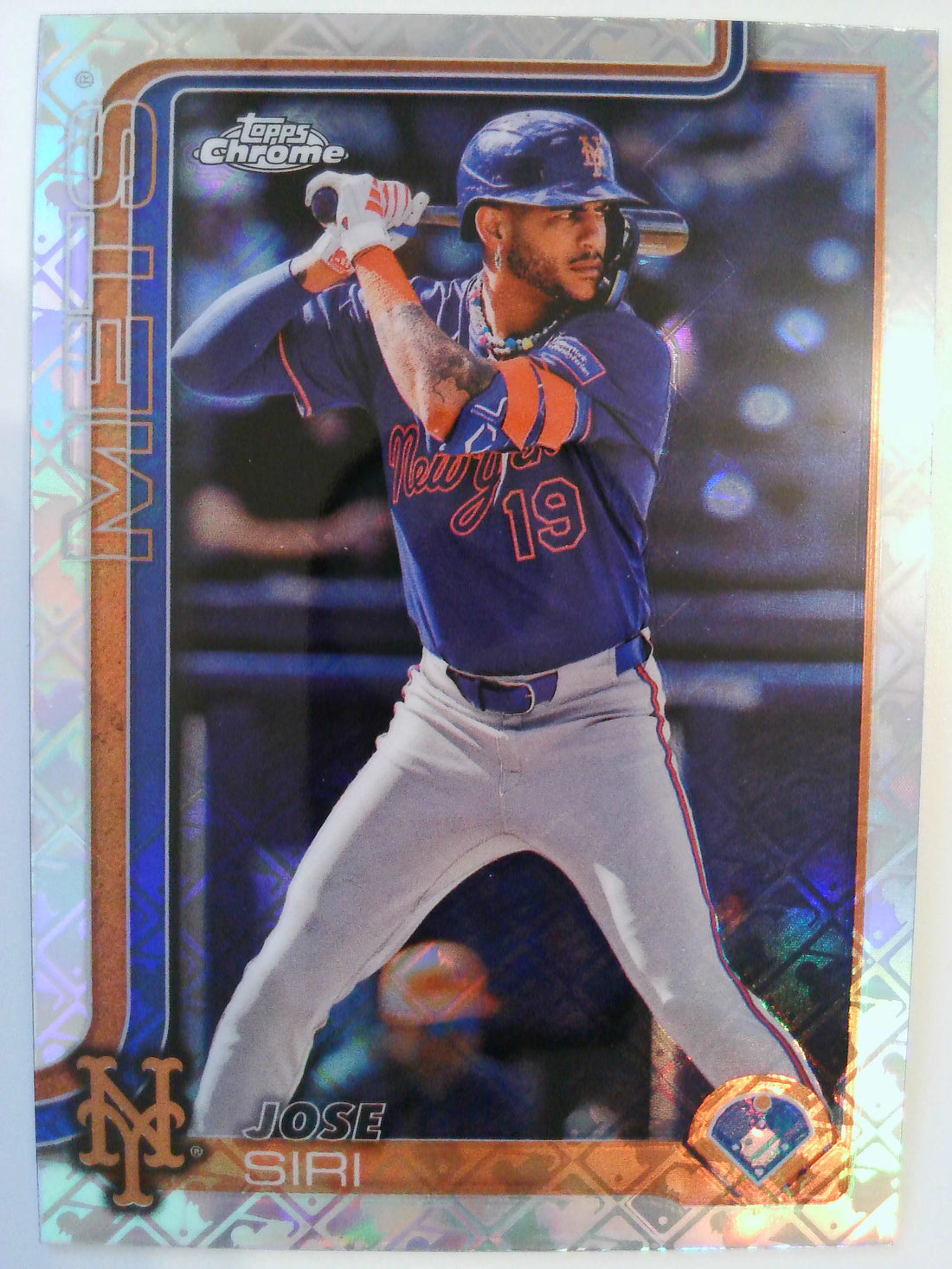 2025 Topps Chrome Logofractor Edition Baseball Jose Siri #195