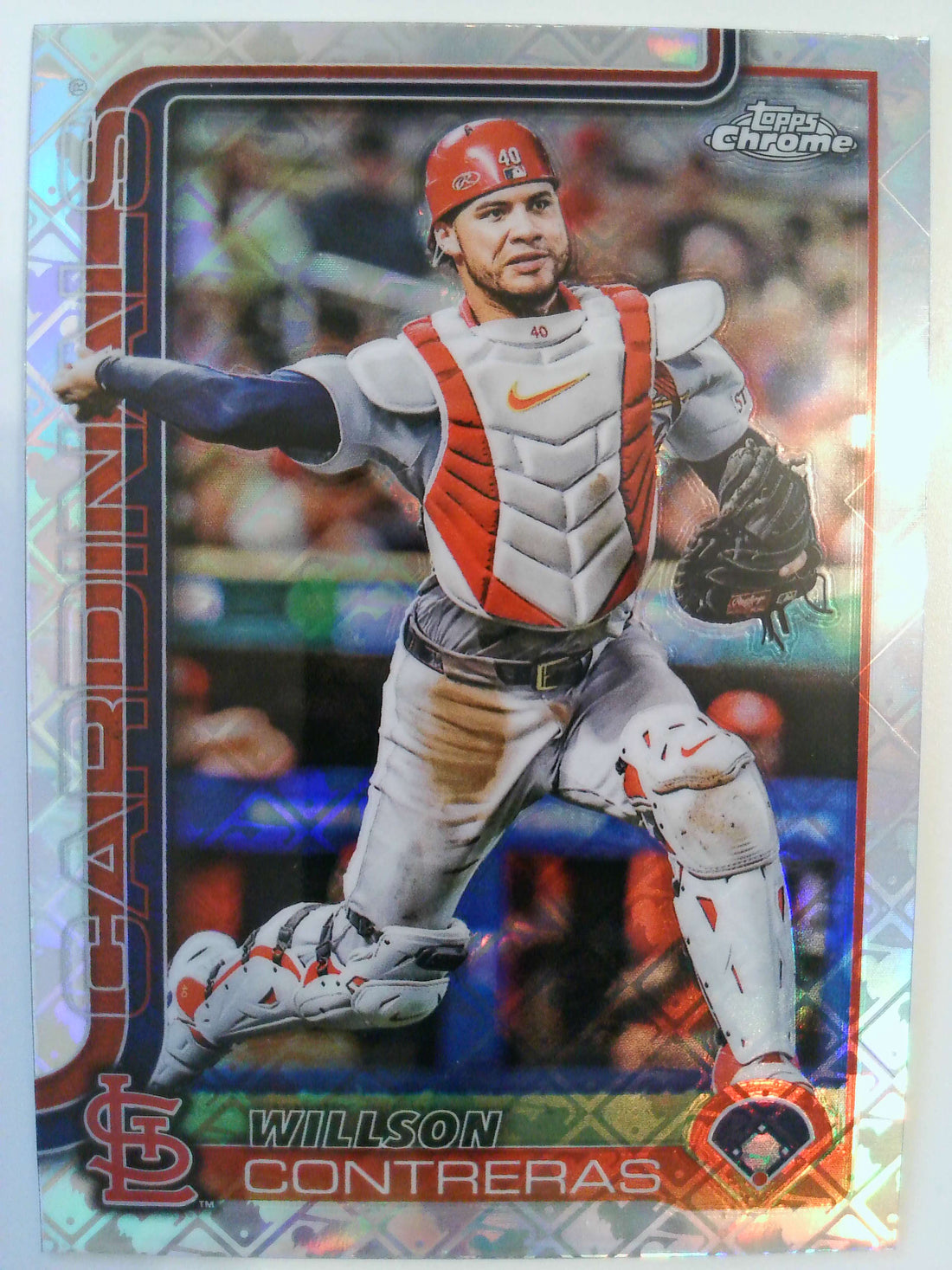 2025 Topps Chrome Logofractor Edition Baseball Willson Contreras #82