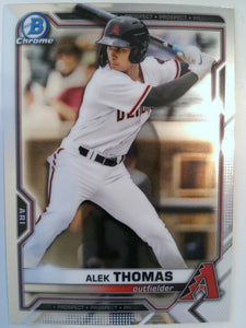 2021 Bowman Draft Baseball Chrome Alek Thomas #BDC-105