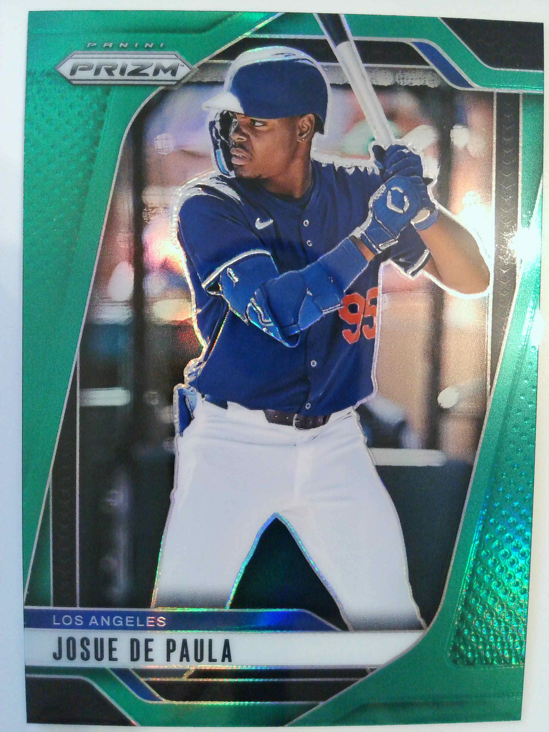 2025 Panini Prizm Baseball Green Prizms Josue De Paula #267