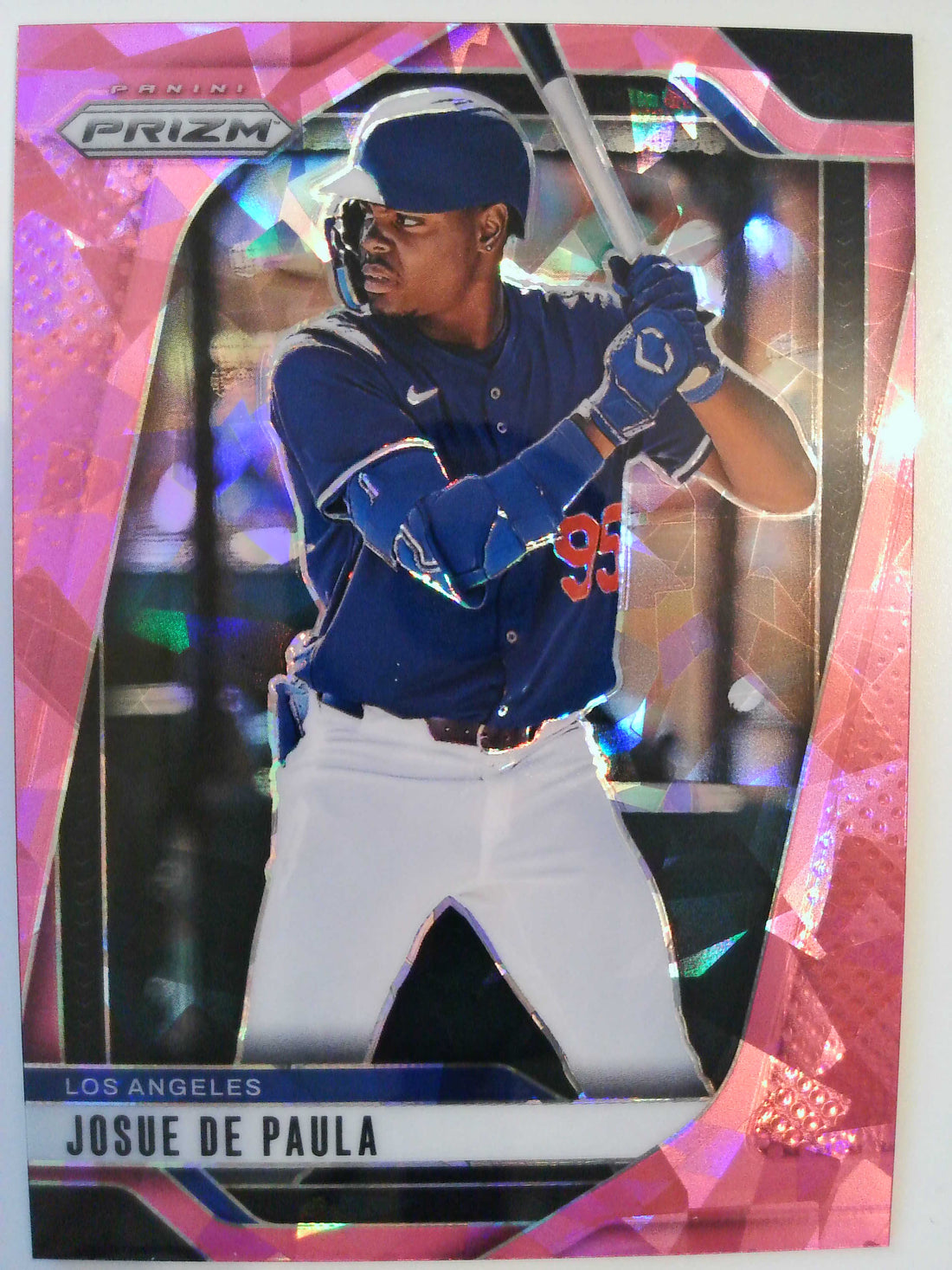 2025 Panini Prizm Baseball Pink Ice Prizms Josue De Paula #267