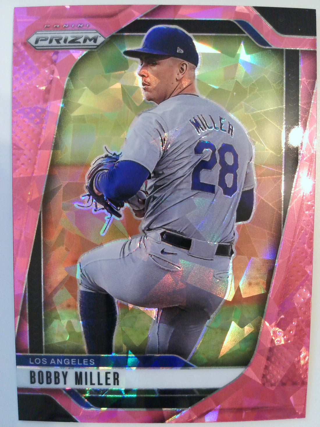 2025 Panini Prizm Baseball Pink Ice Prizms Bobby Miller #84