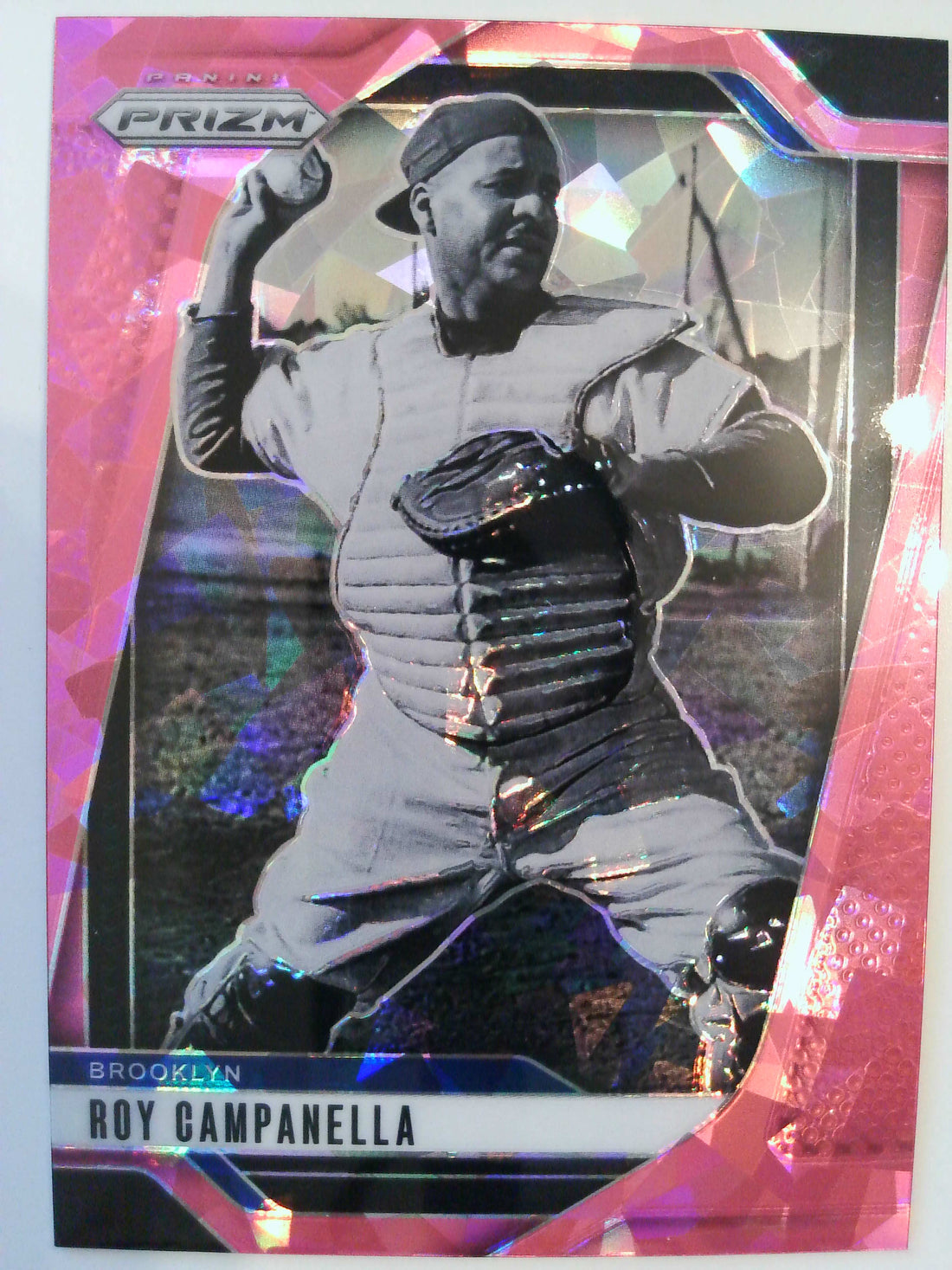 2025 Panini Prizm Baseball Pink Ice Prizms Roy Campanella #150