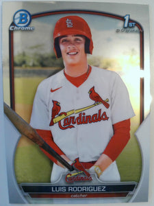 2023 Bowman Baseball Chrome Prospects Luis Rodriguez #BCP-130