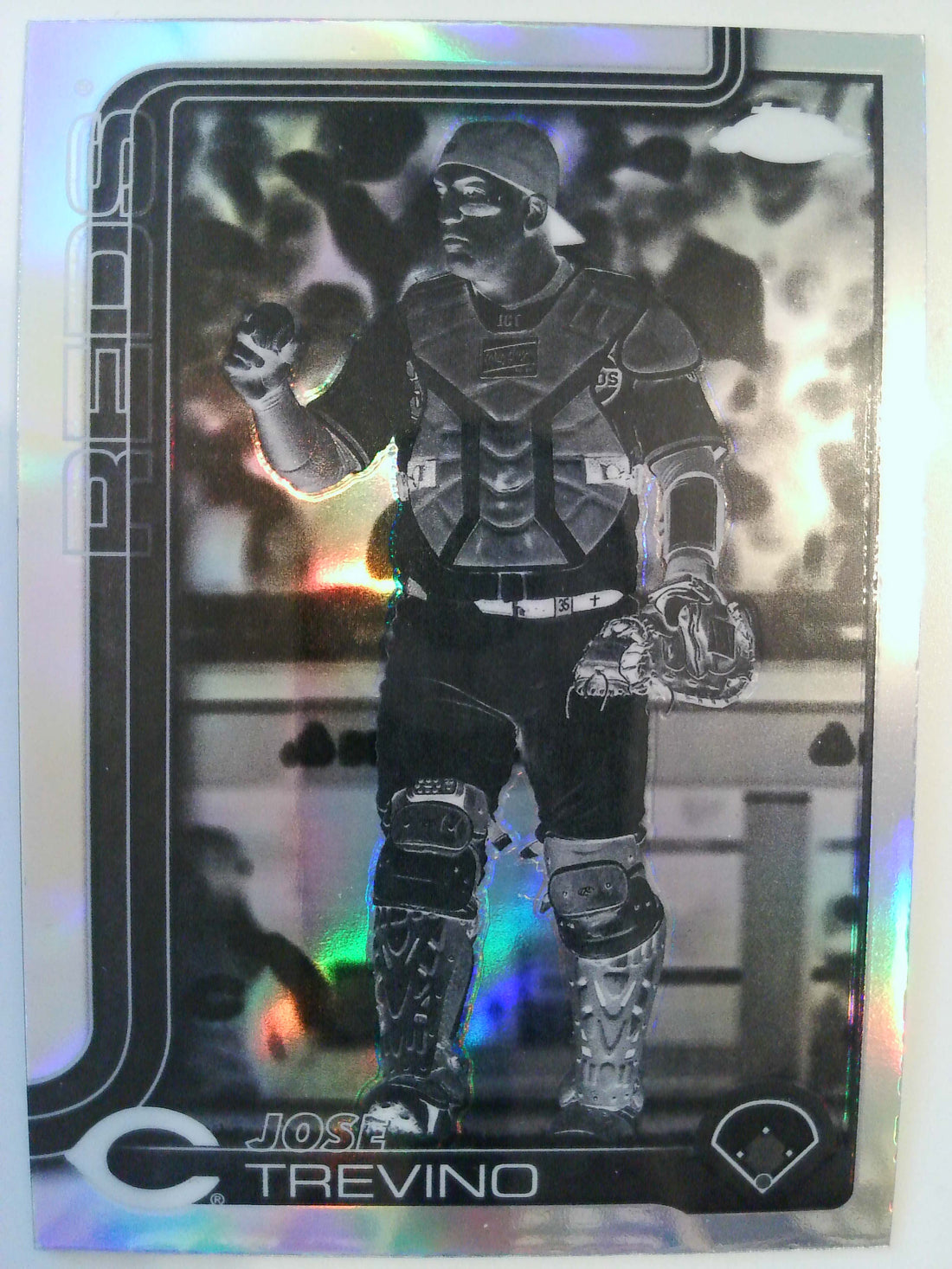 2025 Topps Chrome Update Baseball Negative Refractors Jose Trevino #USC2
