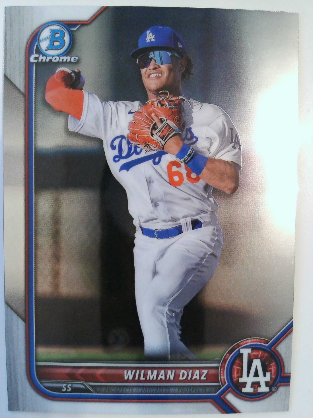 2022 Bowman Draft Baseball Chrome Wilman Diaz #BDC-167