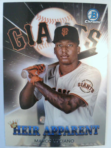 2022 Bowman Draft Baseball Heir Apparent Marco Luciano #HA-16