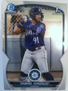 2023 Bowman Baseball Chrome Prospects Gabriel Gonzalez #BCP-133