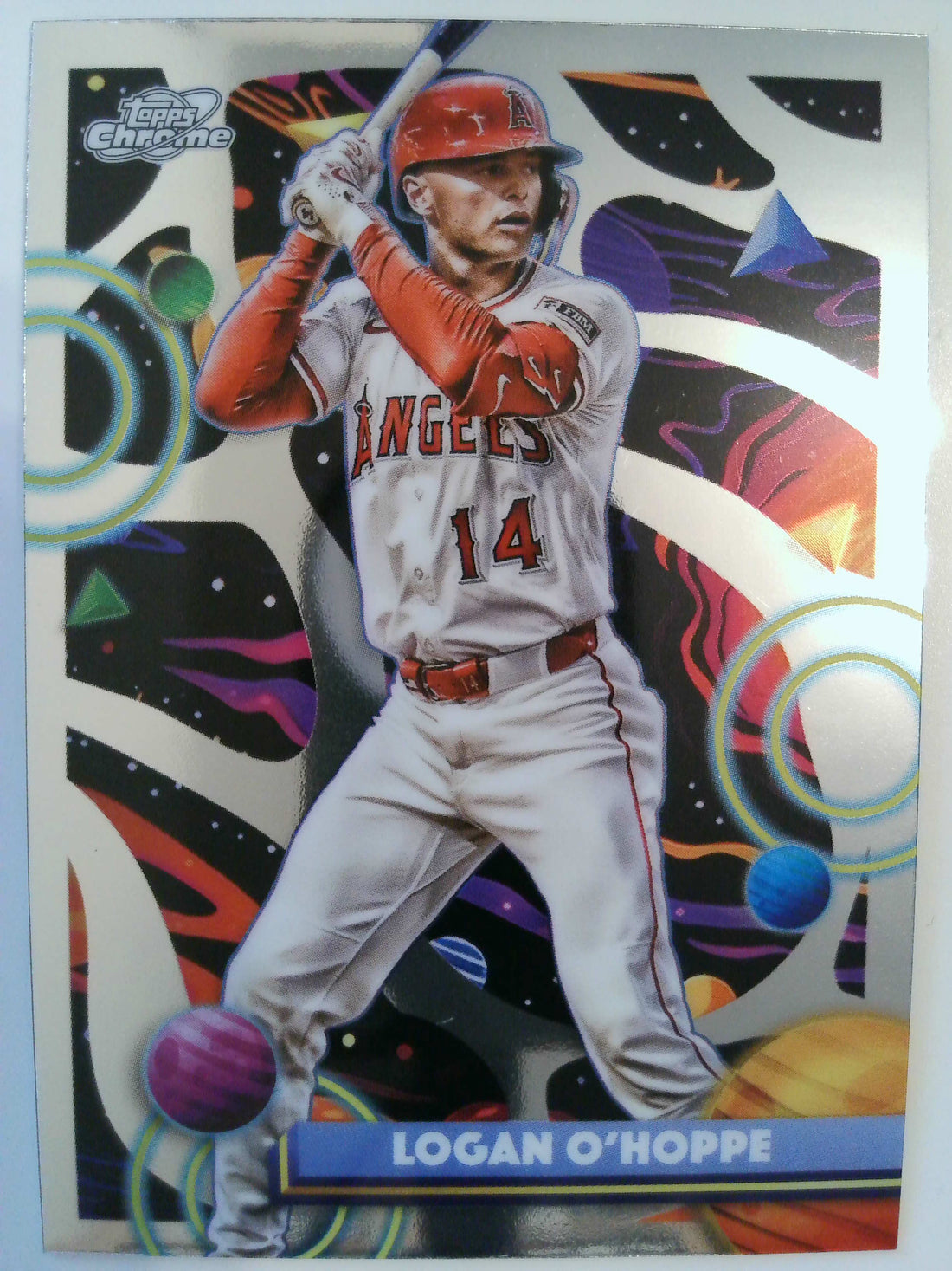 2025 Topps Chrome Cosmic Baseball Logan O'Hoppe #161