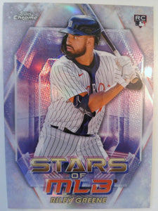 2023 Topps Baseball Stars of MLB Chrome Riley Greene #SMLBC-26