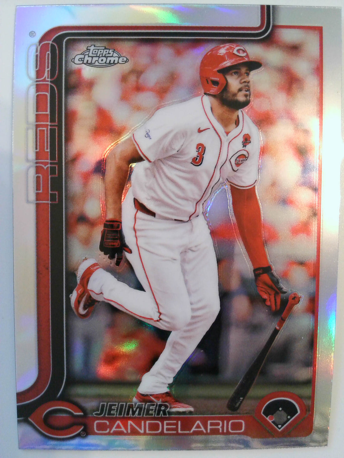 2025 Topps Chrome Baseball Refractors Jeimer Candelario #85