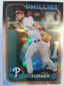 2024 Topps Chrome Baseball Refractors Trea Turner #169