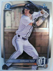 2025 Bowman Draft Baseball Chrome Jordan Yost #BDC-162