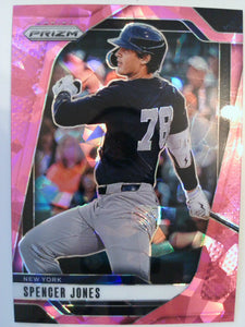 2025 Panini Prizm Baseball Pink Ice Prizms Spencer Jones #96