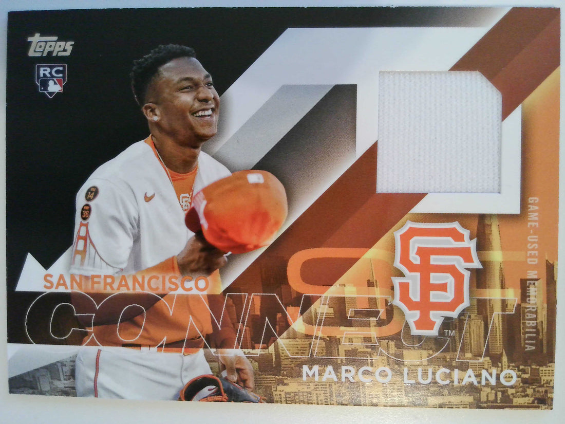 2024 Topps City Connect Swatch Collection Relics Marco Luciano #CC2-ML