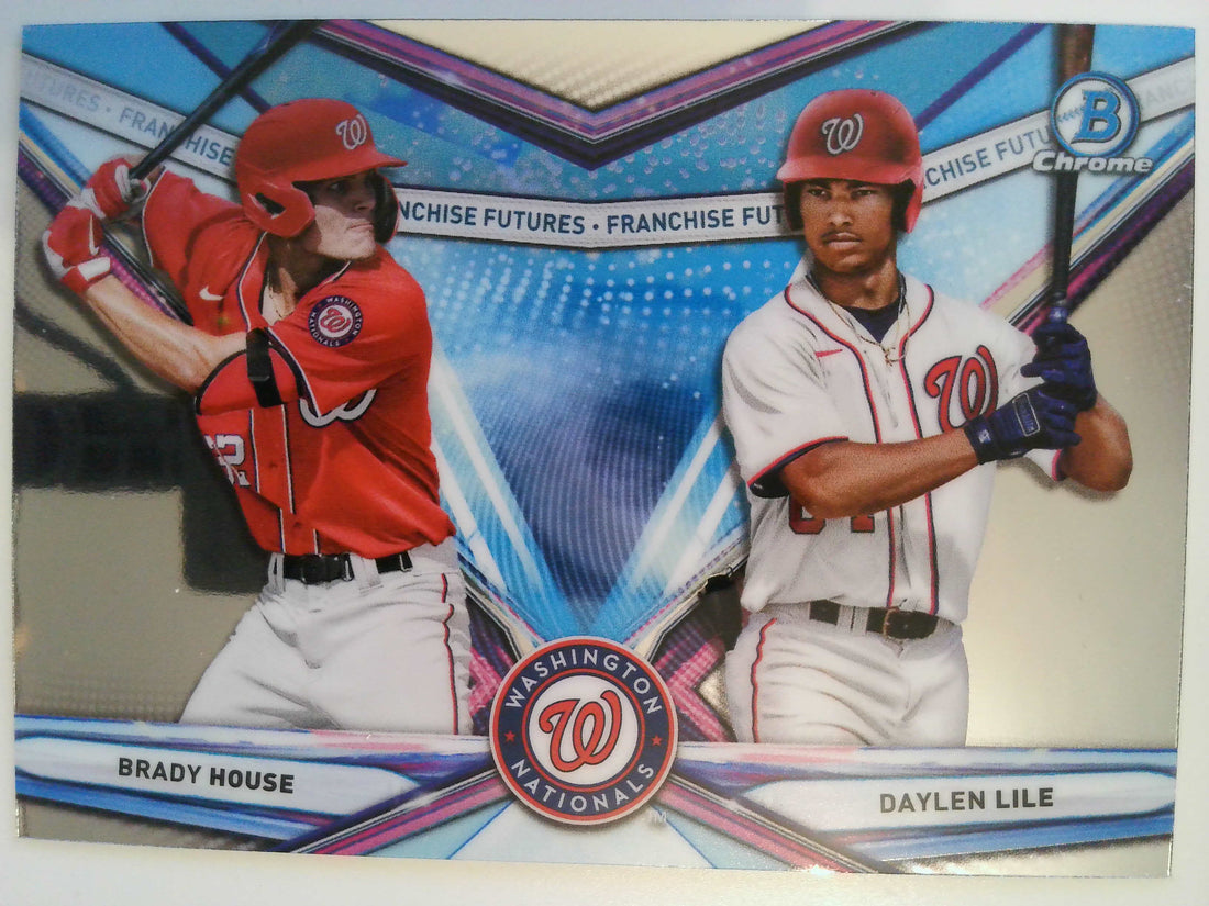 2021 Bowman Draft Baseball Franchise Futures Daylen Lile / Brady House #FF-9