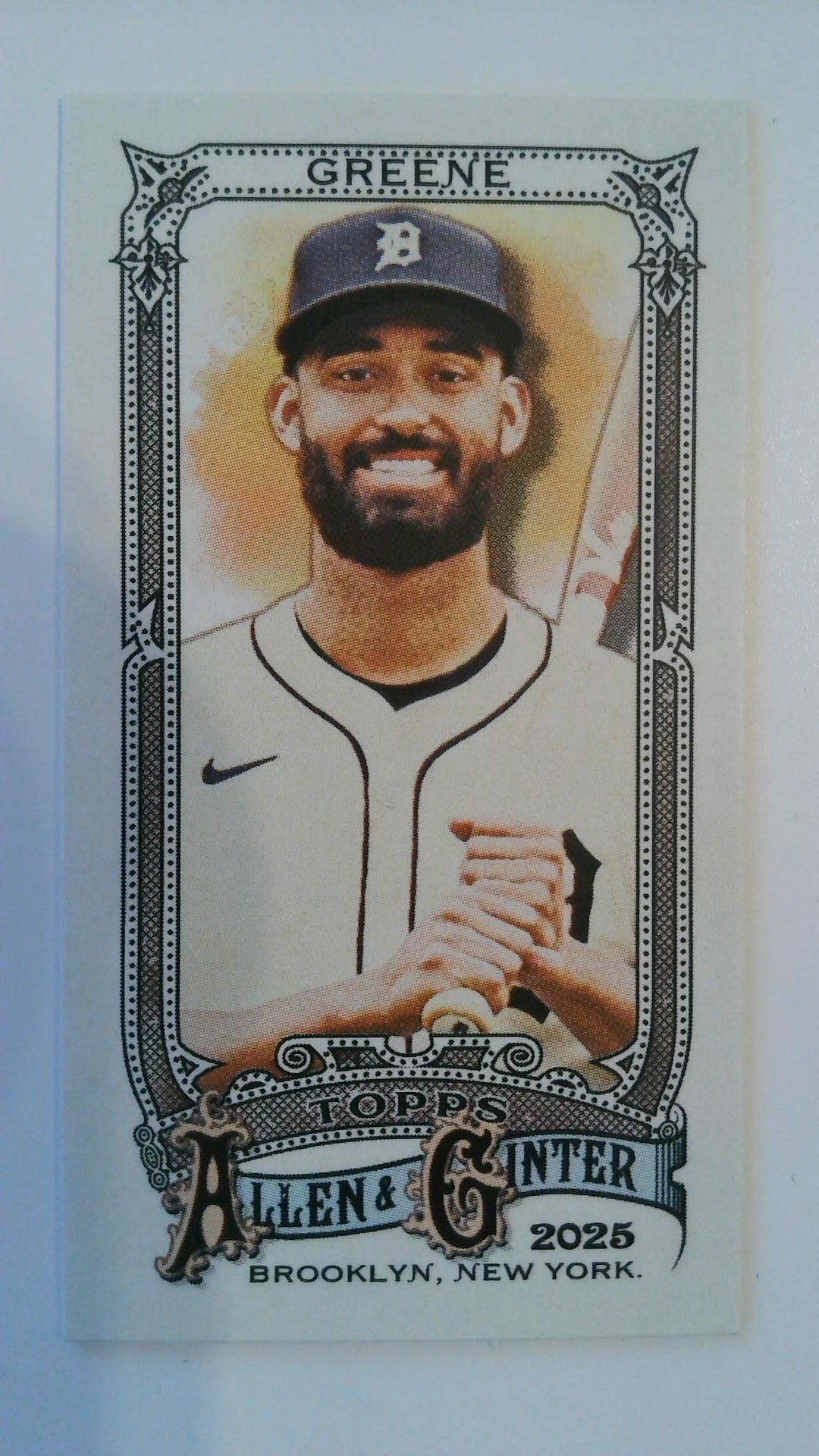 2025 Topps Allen & Ginter Baseball Mini Riley Greene #136