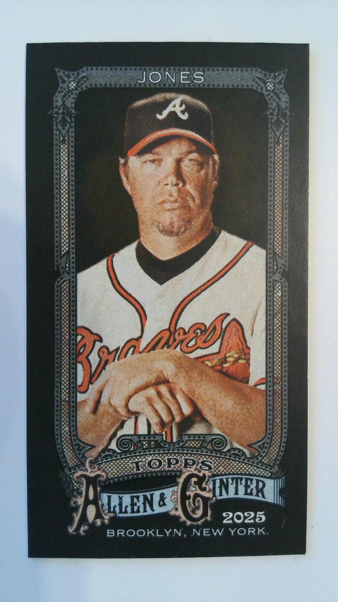 2025 Topps Allen & Ginter X Baseball Mini Chipper Jones #36