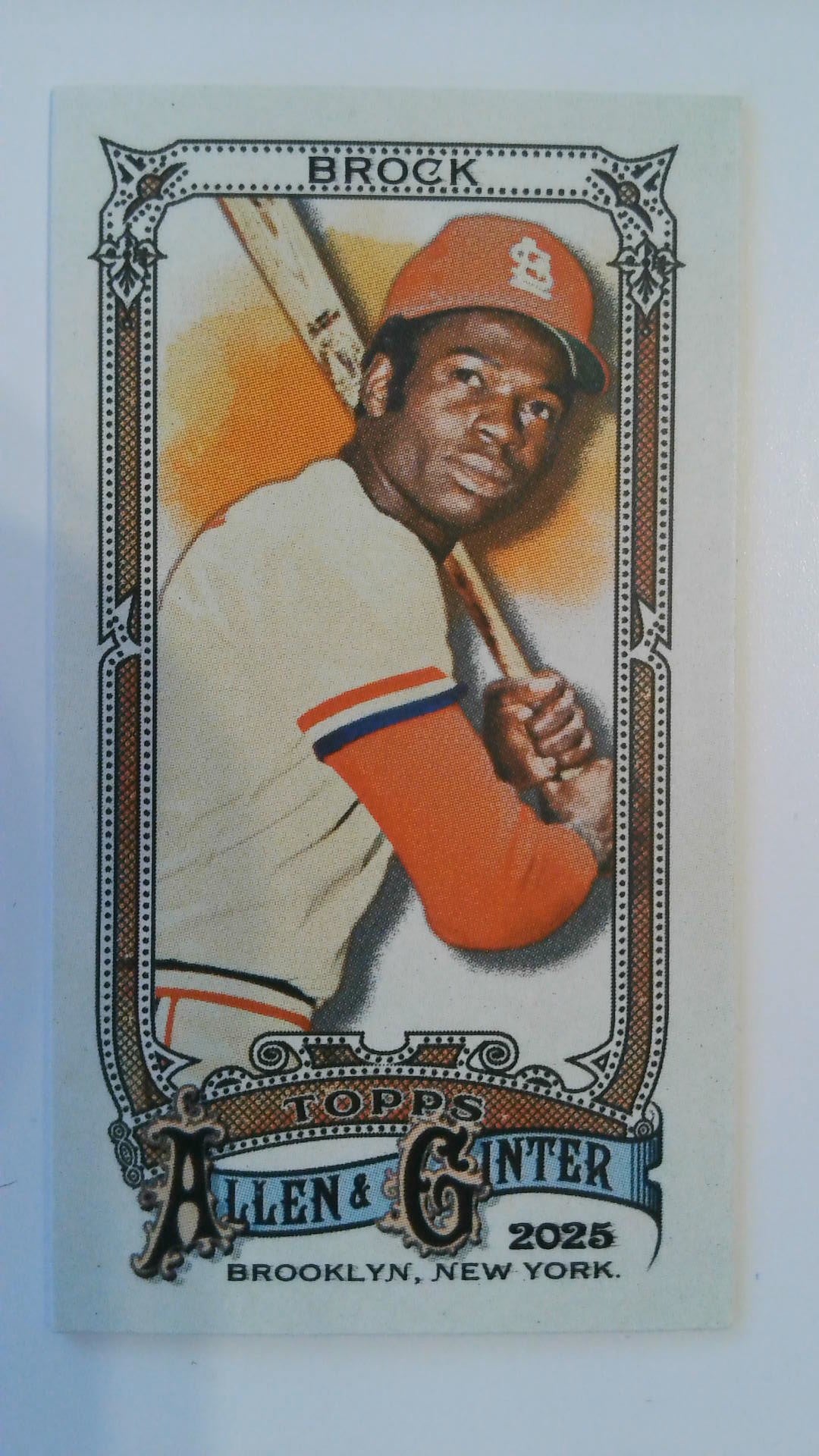 2025 Topps Allen & Ginter Baseball Mini Lou Brock #11