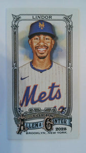 2025 Topps Allen & Ginter Baseball Mini Francisco Lindor #110