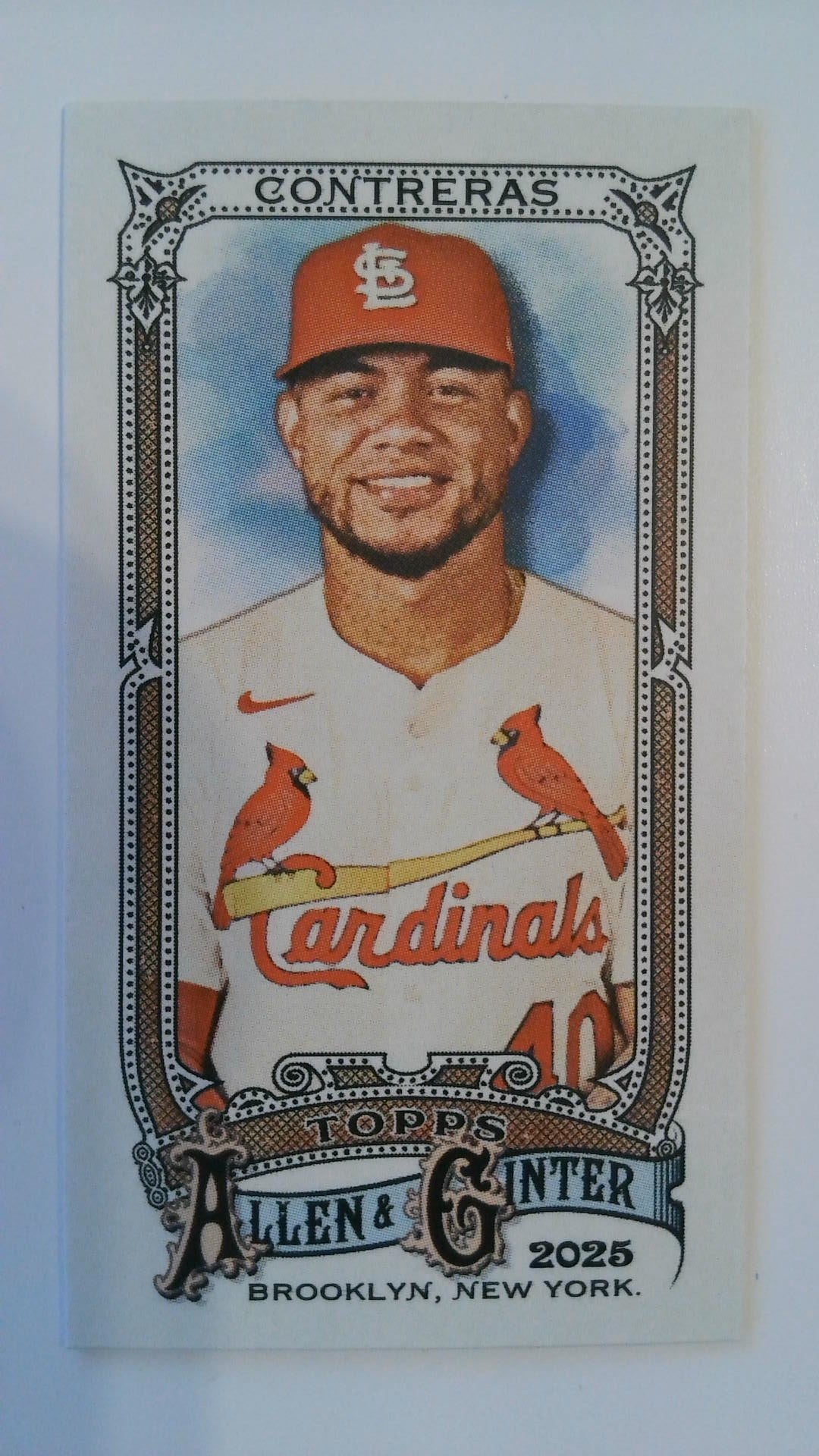 2025 Topps Allen & Ginter Baseball Mini Willson Contreras #199