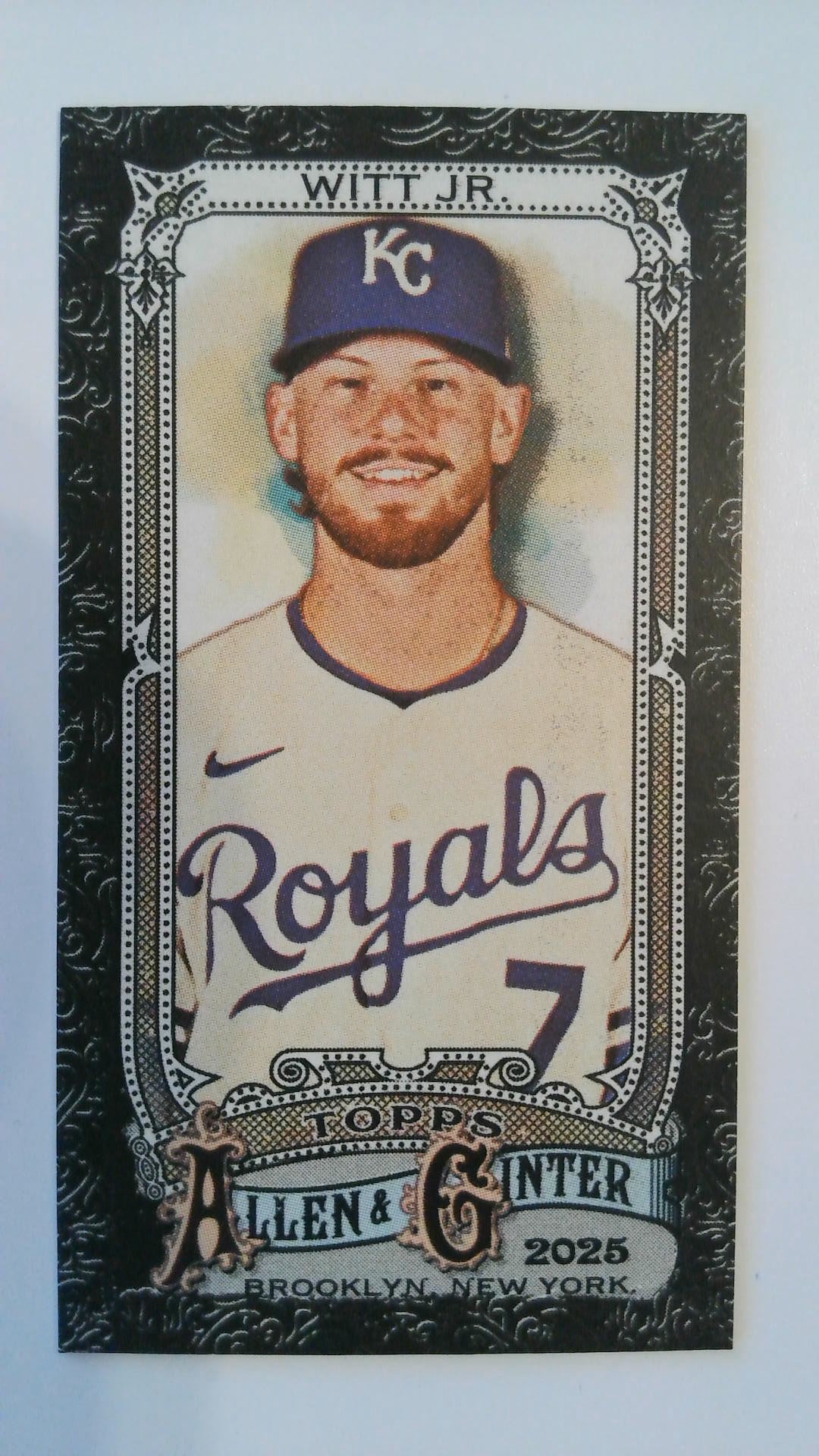 2025 Topps Allen & Ginter Baseball Mini Black Border Victor Mesa Jr. #300 Rookie