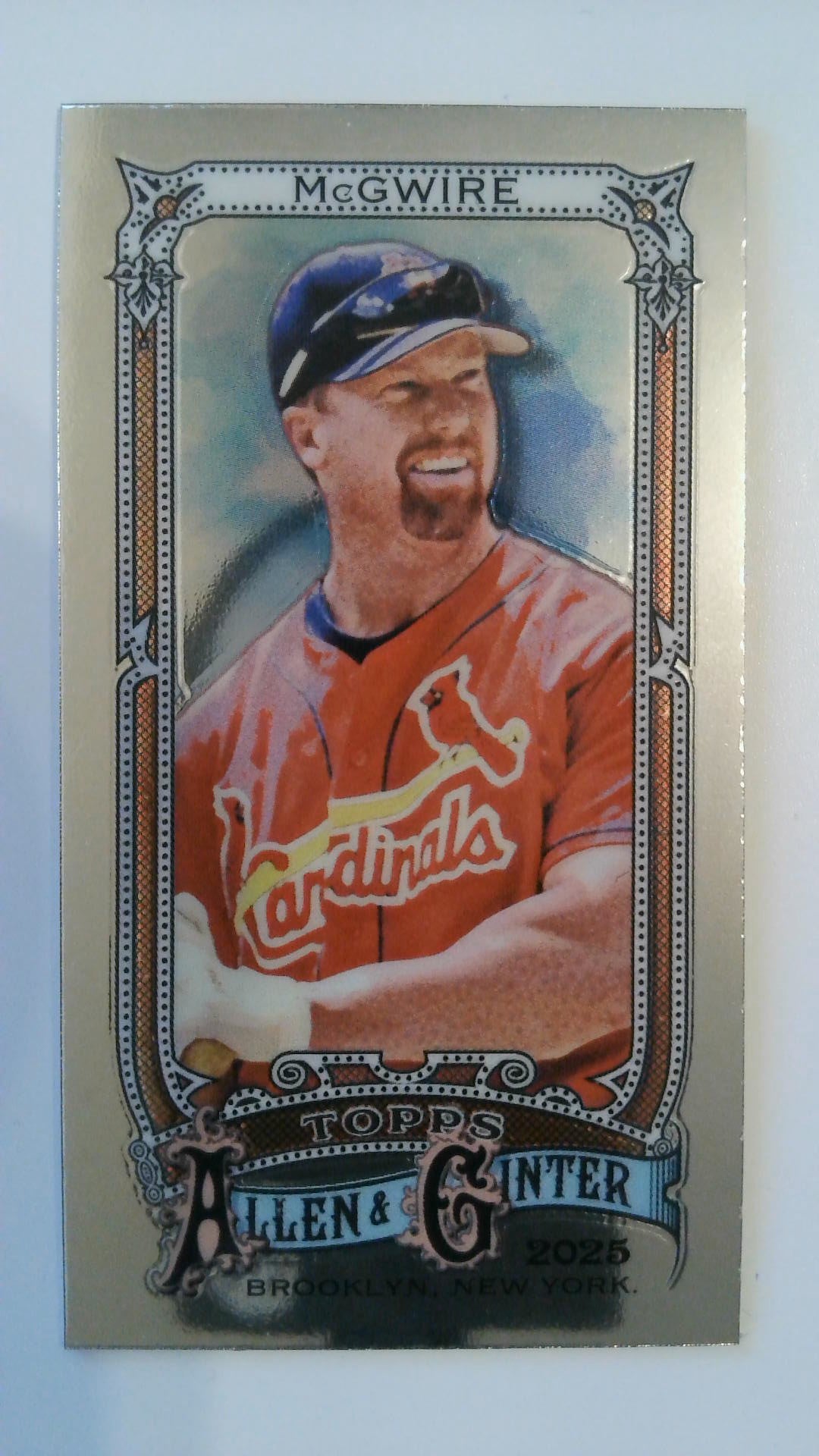 2025 Topps Allen & Ginter Baseball Chrome Mini Mark McGwire #2