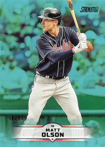 2025 Stadium Club Baseball Turquoise Foil 94/99 Matt Olson #5