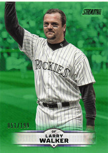 2025 Stadium Club Baseball Green Foil 051/199 Larry Walker #36